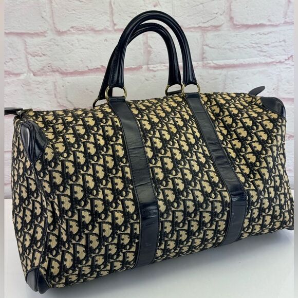 Dior Other - VINTAGE CHRISTIAN DIOR TROTTER BOSTON WEEKENDER BAG